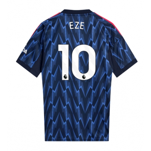 Arsenal Eberechi Eze #10 Maglia Gara Trasferta Repliche 2025-26 Maniche Corte Arsenal Eberechi Eze #10 Maglia Gara Trasferta Repliche 2025-26 Maniche Corte